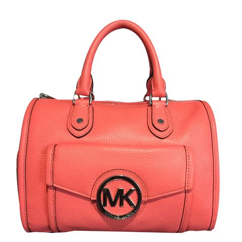 ladies coral handbag